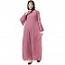 Wholesale abayas/burqas - Casual A-line abaya with bell sleeves